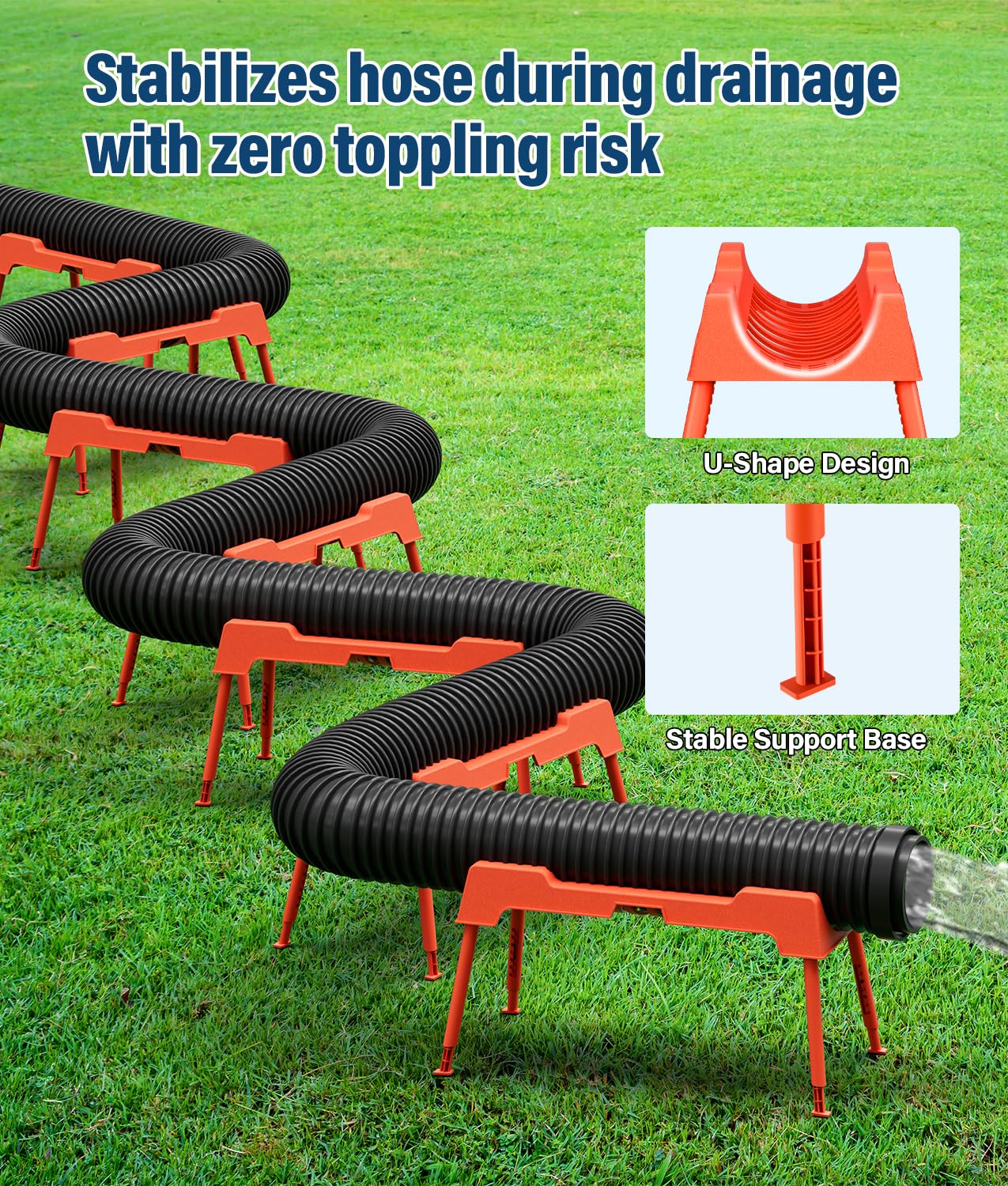 PAHTTO folded stack with strap demonstrating compact transport benefit
