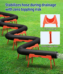 PAHTTO folded stack with strap demonstrating compact transport benefit