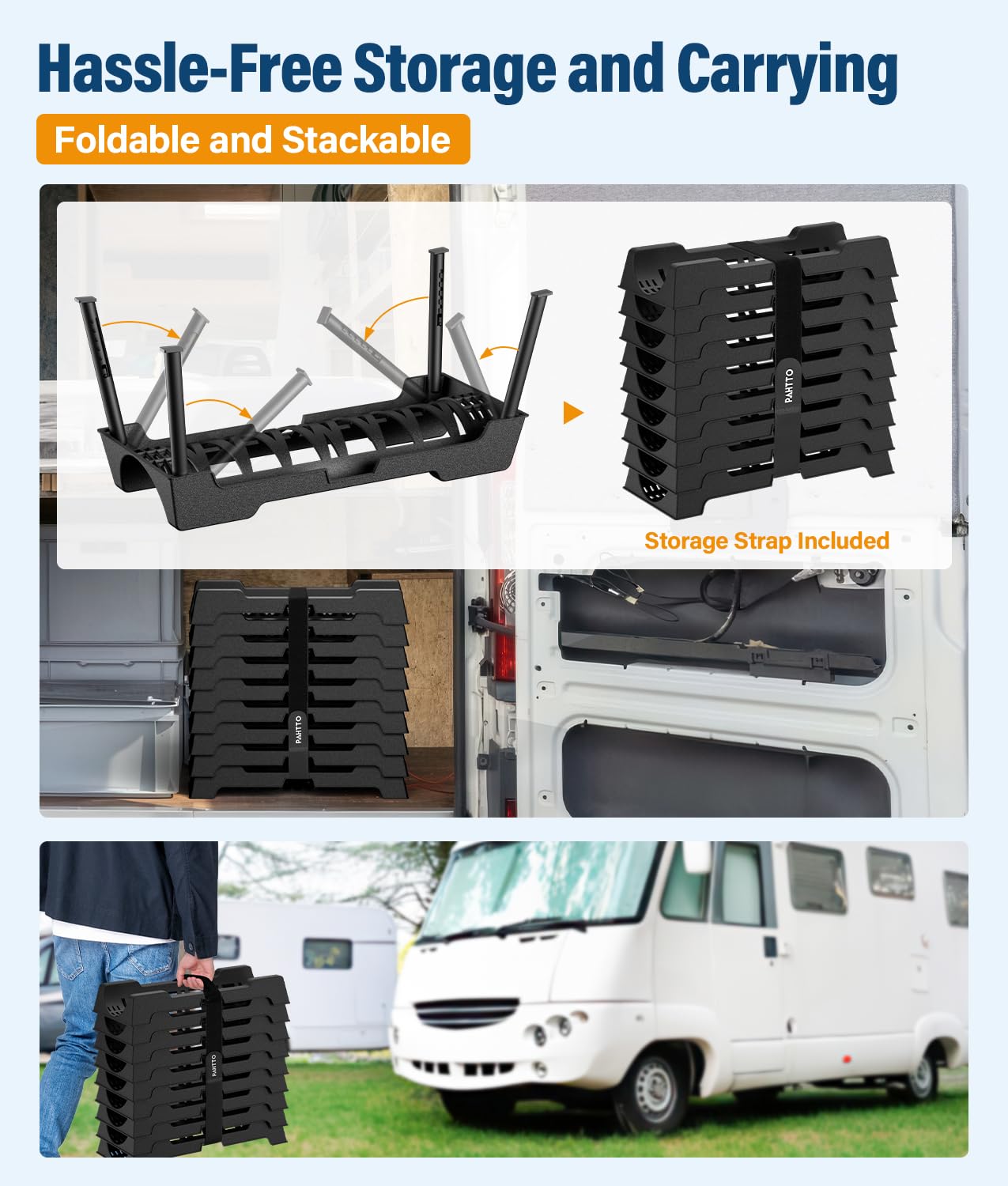 PAHTTO height adjustment locked position ensures steady slope