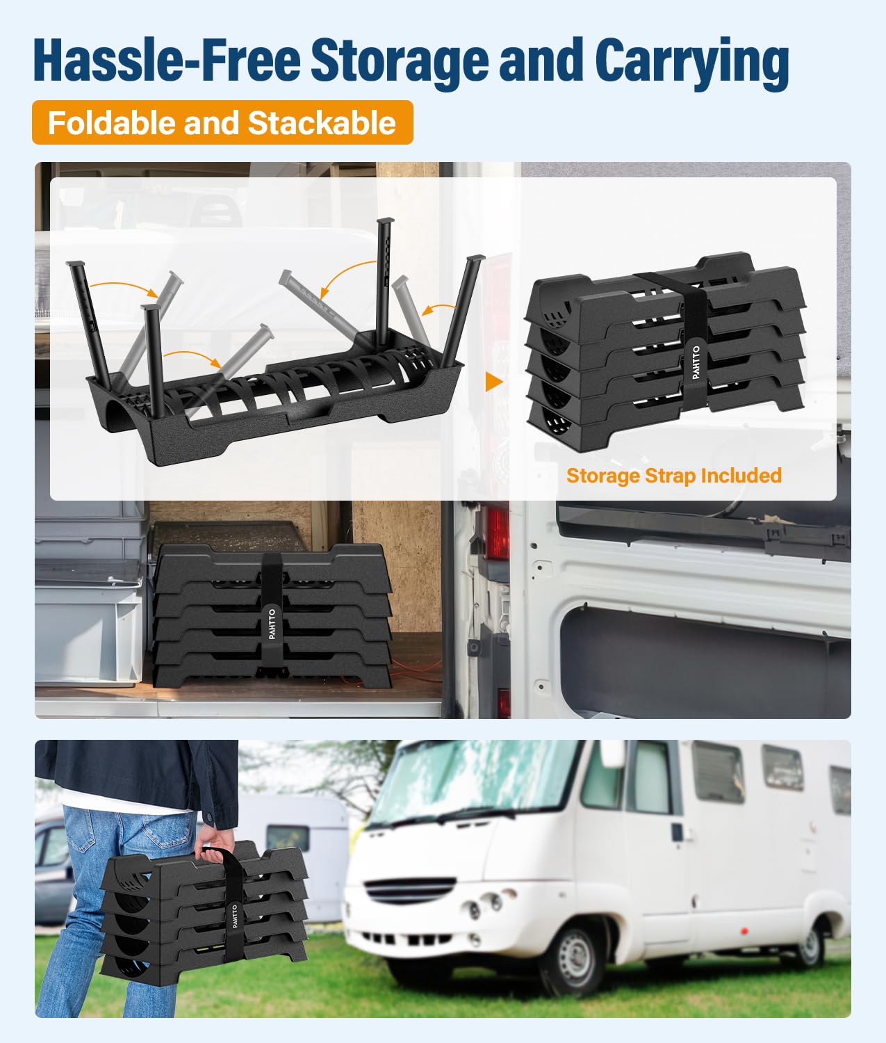 PAHTTO twist-lock height adjustment securing chosen elevation