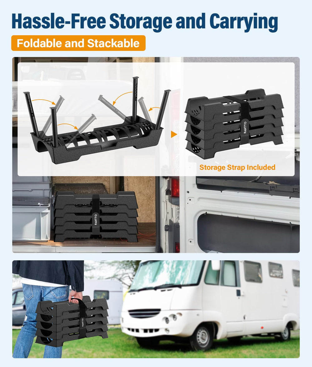 PAHTTO twist-lock height adjustment securing chosen elevation