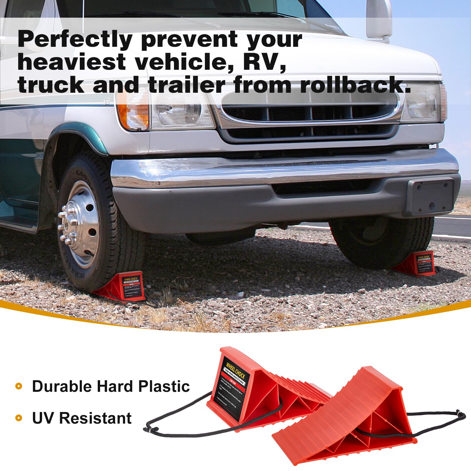 PAHTTO stacked chocks for compact storage saving trunk and storage space
