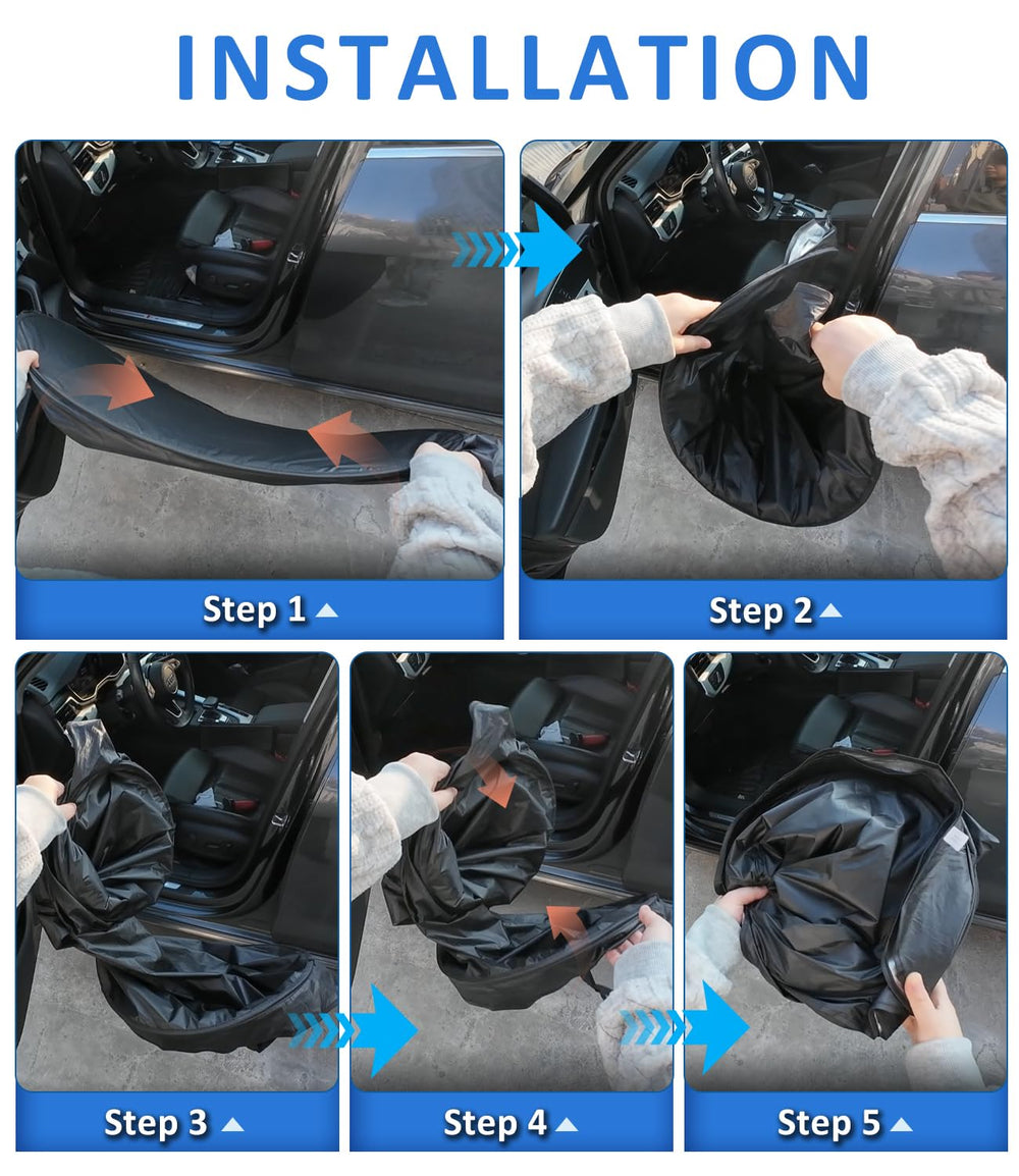 PAIMOHO installed protecting dashboard and seats from sun damage