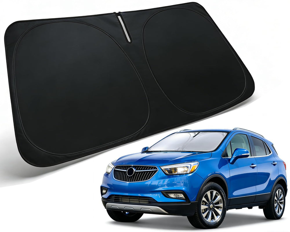 PAIMOHO front view of custom-fit shade showing exact Buick Encore shape and protection