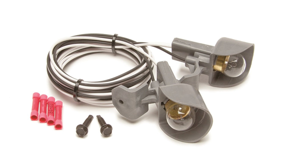 Painless under-dash courtesy light kit showing socket assembly and wiring for easy installation