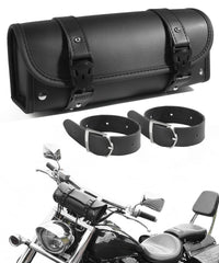 PAIYUE front view of handlebar bag showing secure closure and capacity