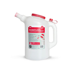 PAK ergonomic handle and neck for secure grip and improved pouring control
