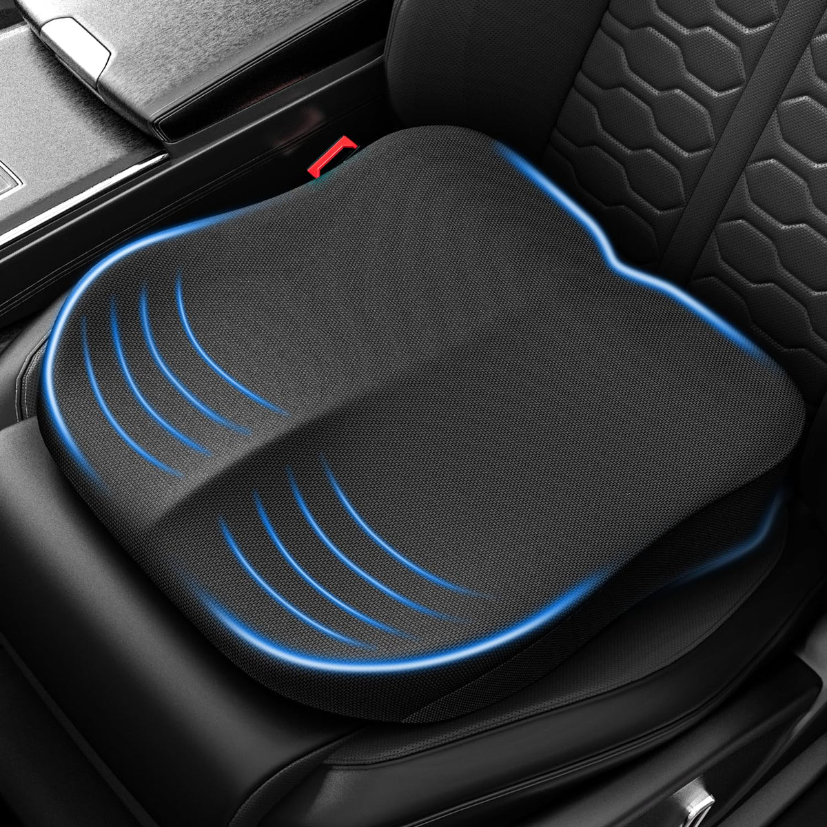 Pakanana front view of cushion showing ergonomic shape and improved comfort