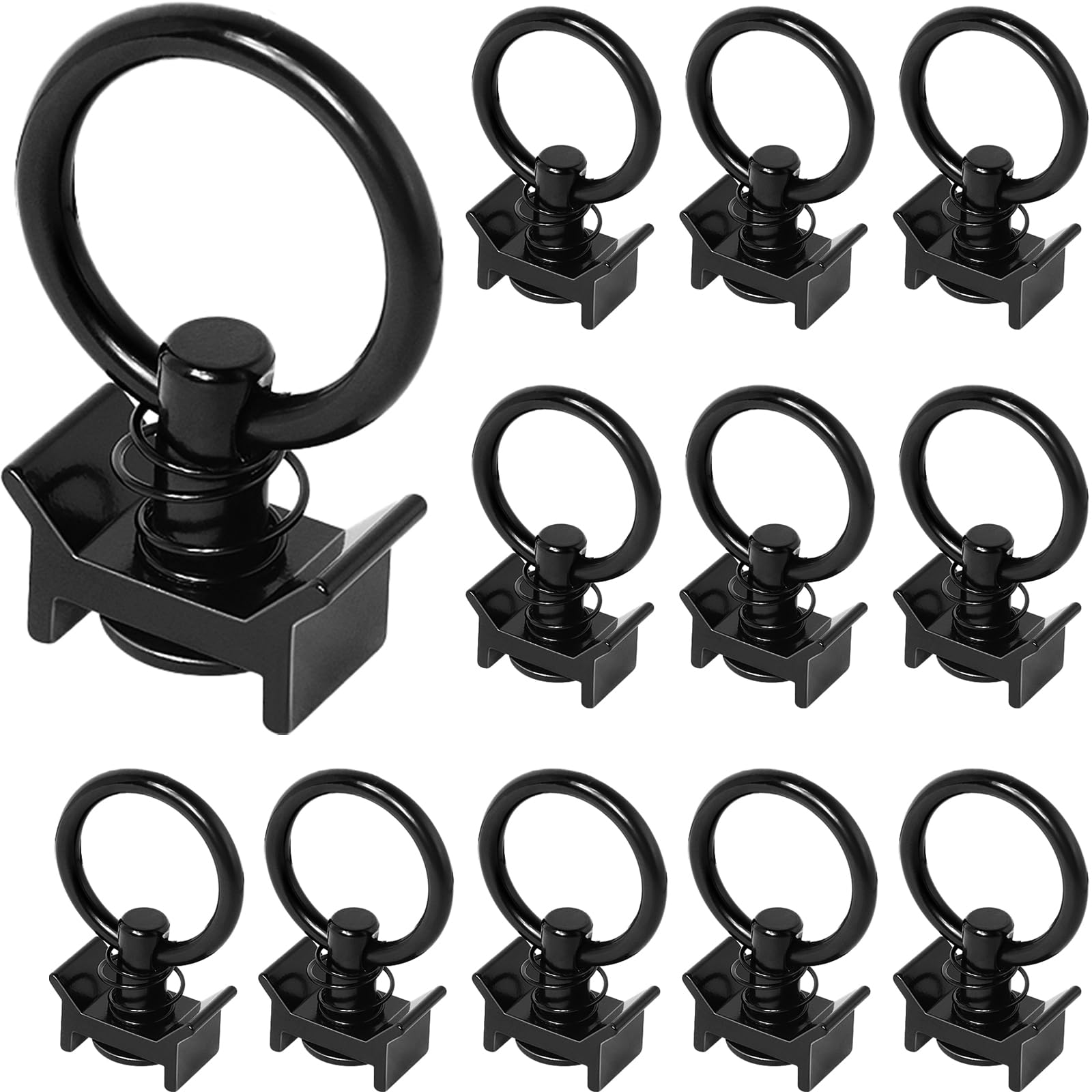 PALOZO front view of 12-pack single stud fittings showing compact design and quick access