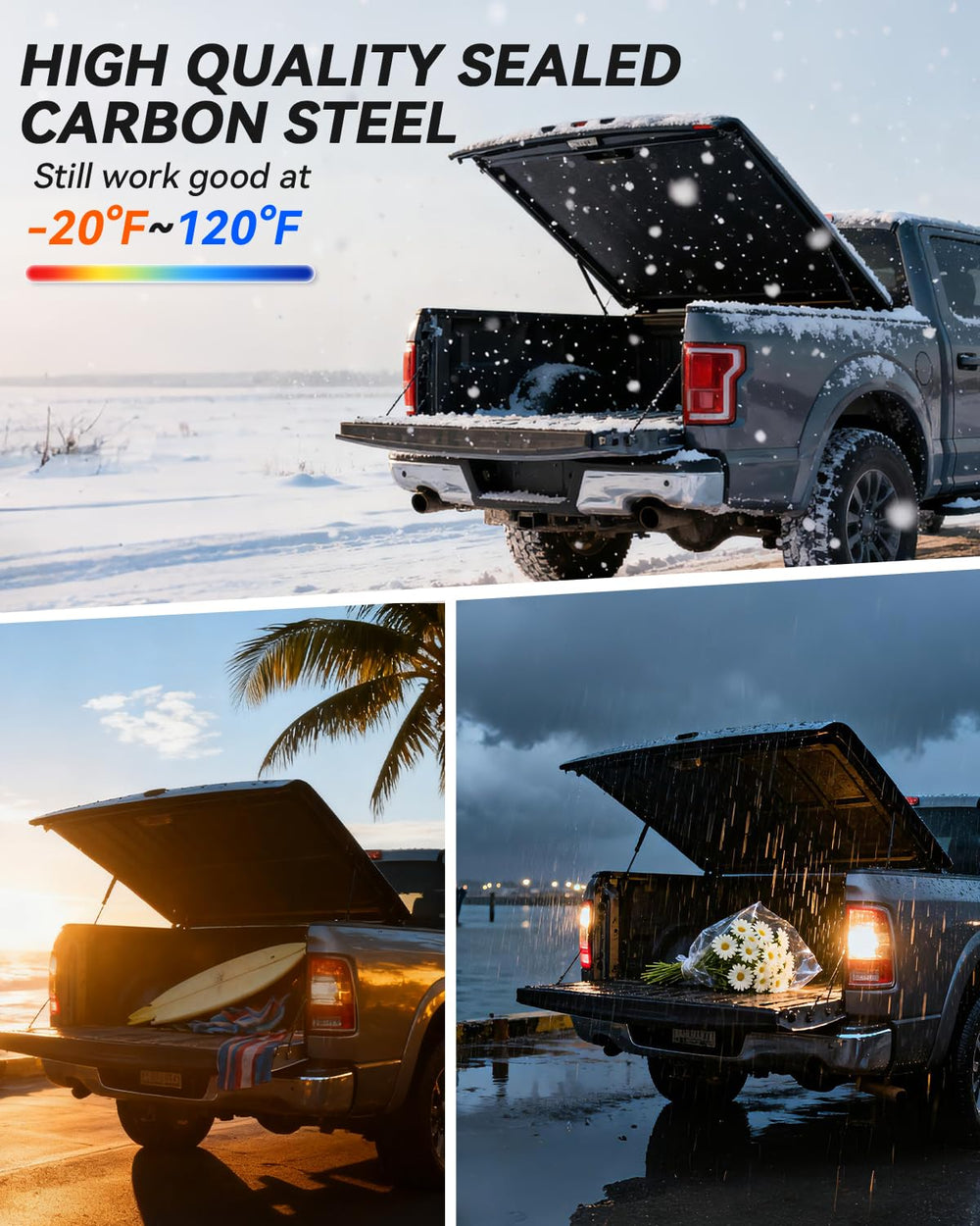 PAMAGOO in truck lifestyle scene showing reliable hold and safer access