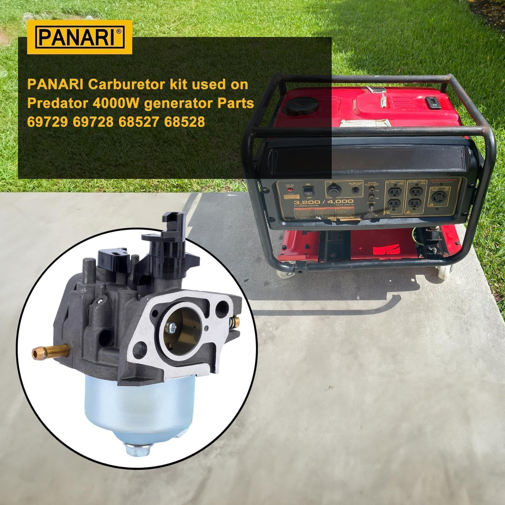 Panari carburetor side profile displaying anodized body durability