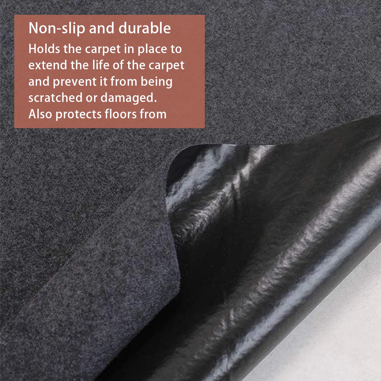 PANDOROOM demonstration of mat absorbing oil spot to protect concrete