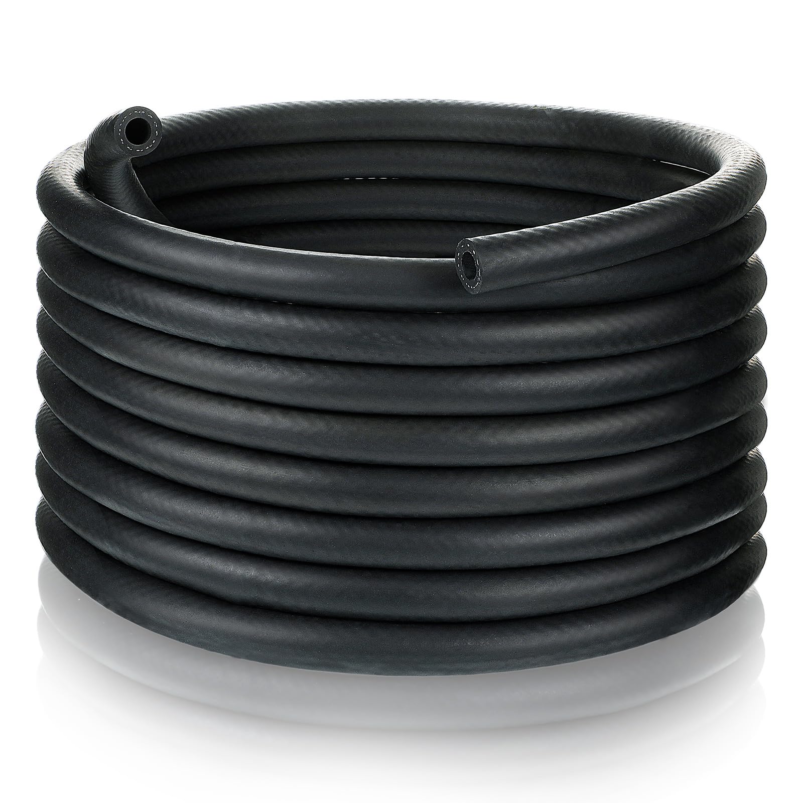 Pangda front view of 20ft fuel hose showing full coil and labeling for easy selection