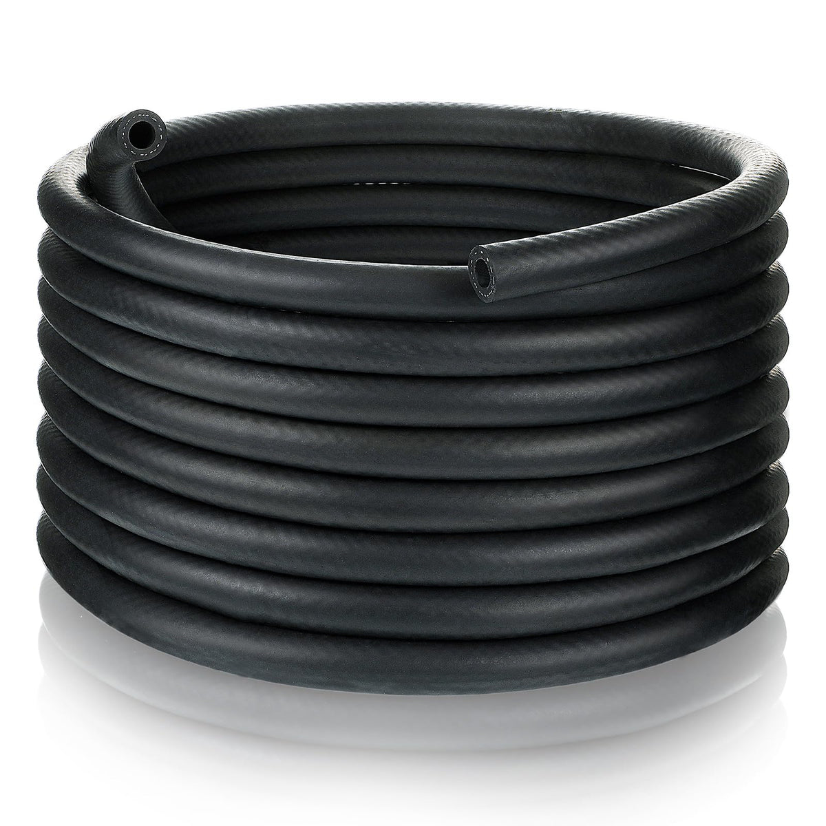 Pangda front view of 20ft fuel hose showing full coil and labeling for easy selection