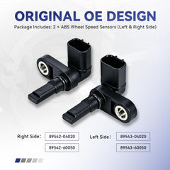 PANNUOSCS wheel speed sensor mounted on hub demonstrating correct positioning