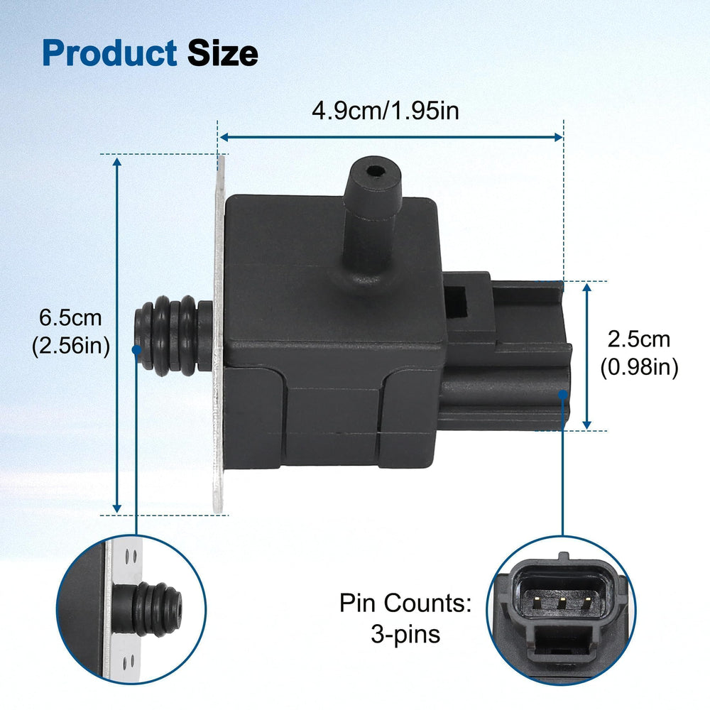 Panwarmoll FPS7 mounted on a fuel rail demonstrating correct orientation and secure fit