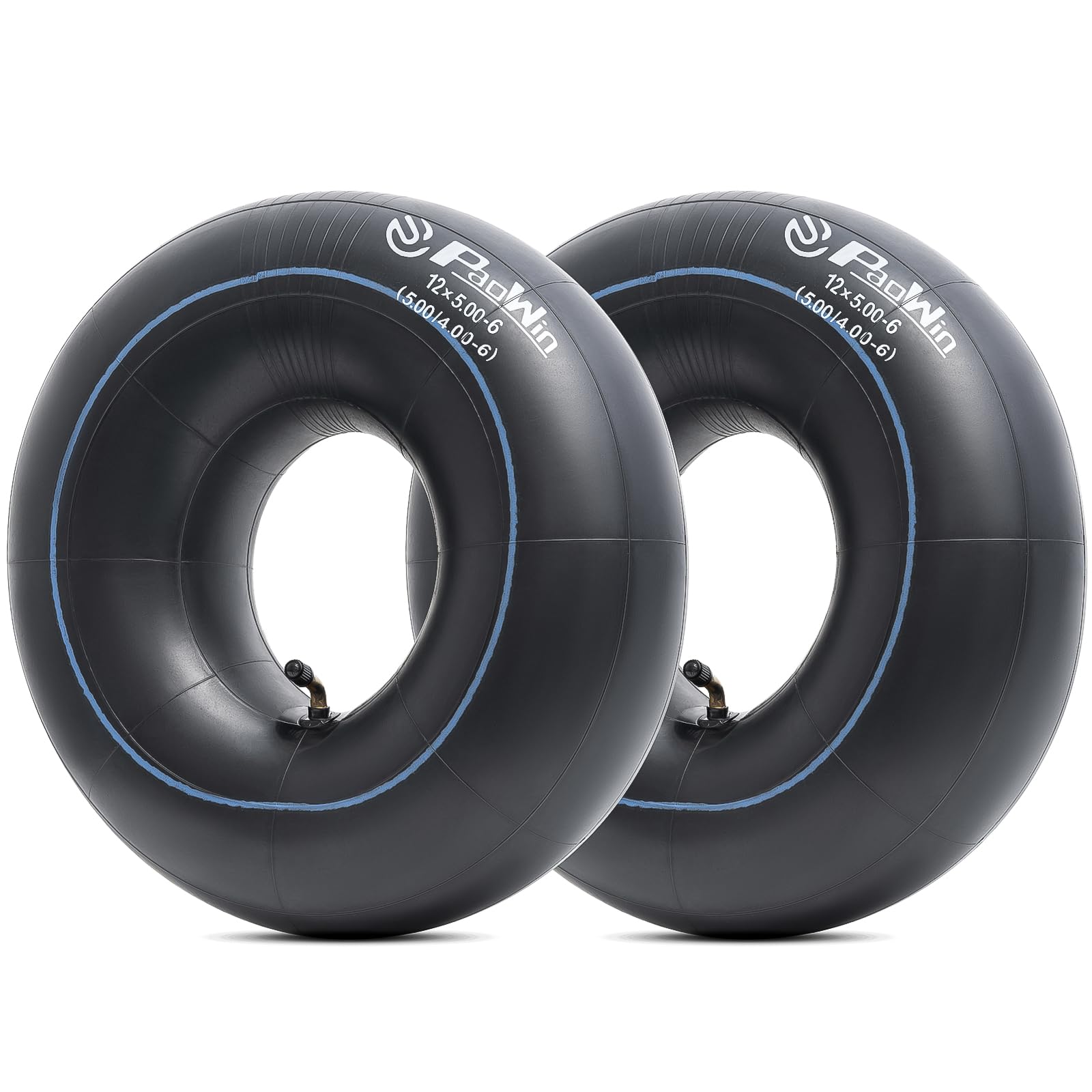 PaoWin inner tube installed on lawn mower wheel for smoother ride
