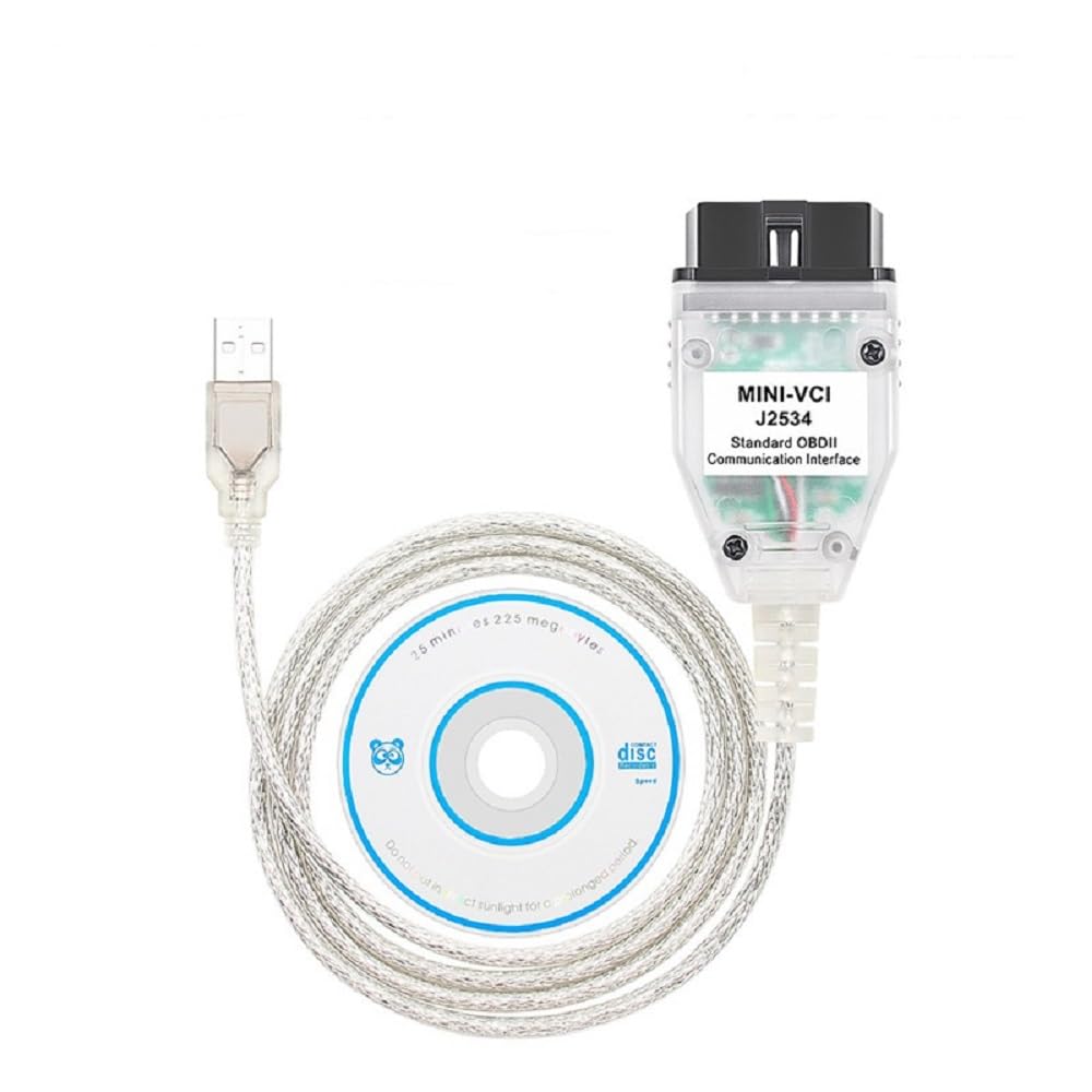 PARANNIC front connector showing j2534 cable and vehicle plug for fast diagnostics