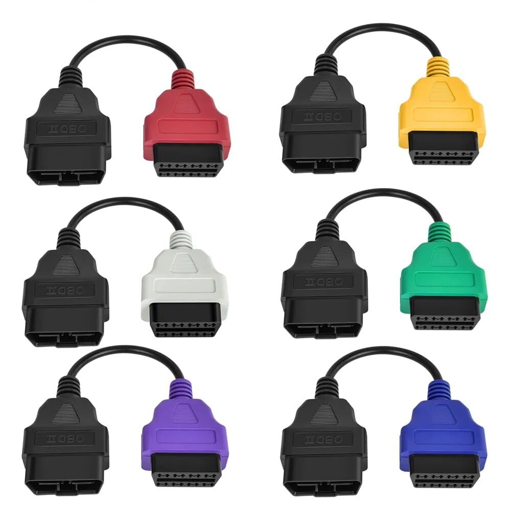 PARANNIC front packaging showing six OBD2 adapter cables and brand, clear product overview benefit