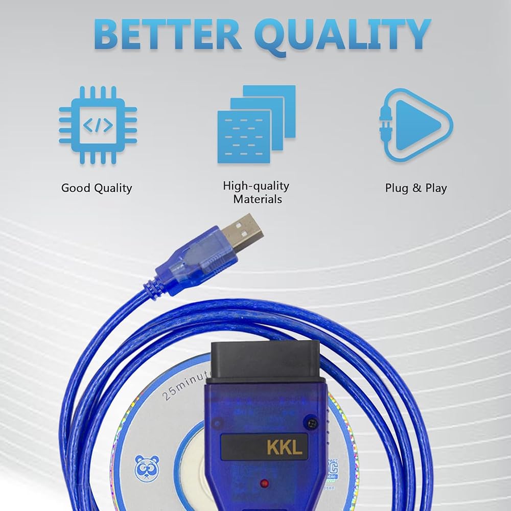 PARANNIC cable connected to car OBD port demonstrating easy setup