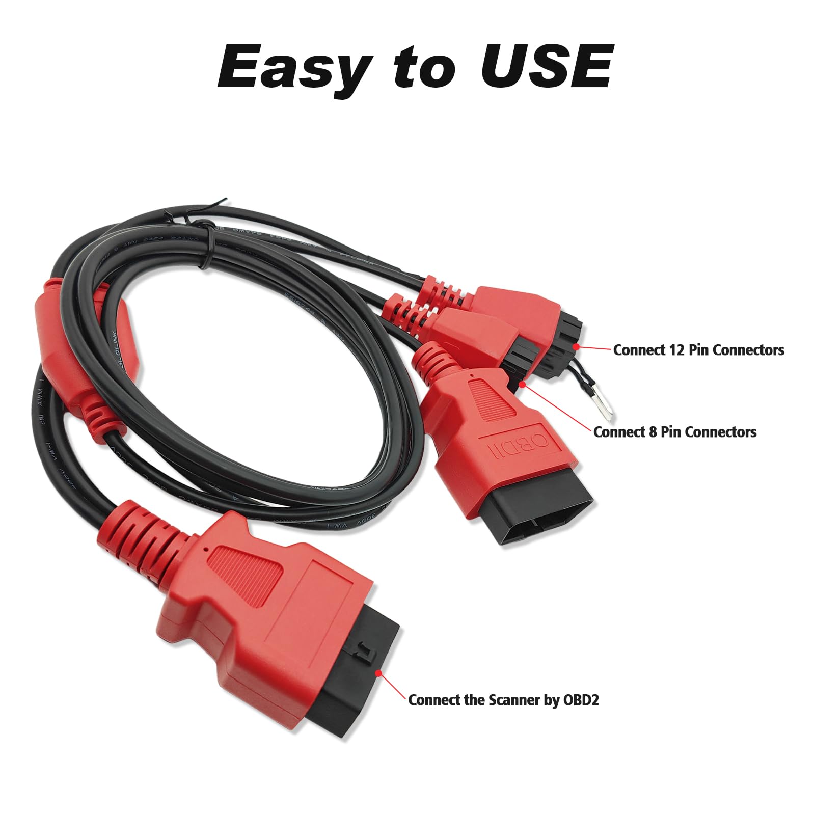 PARANNIC cable beside a ruler for scale showing compact size and portability benefit