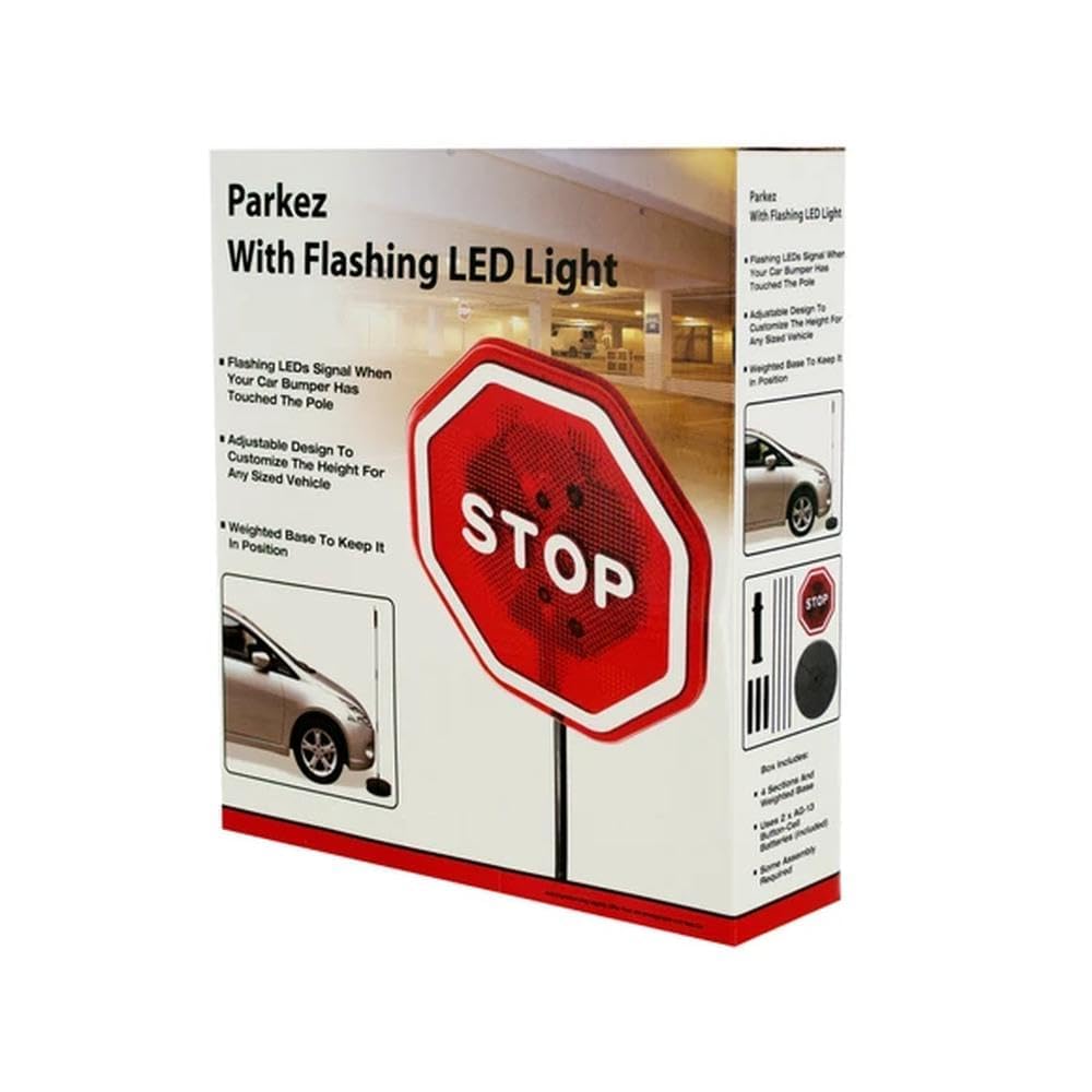 Parkez closeup of LED top detail highlighting bright light for clearer parking cues