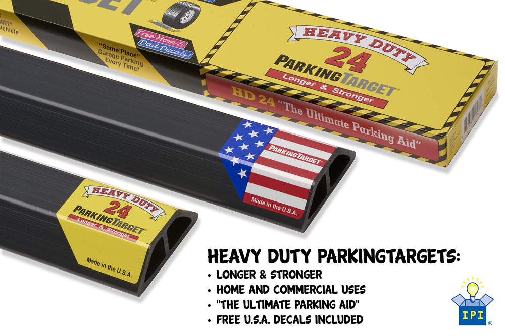 PARKING TARGET packaging with USA-made label for quality assurance