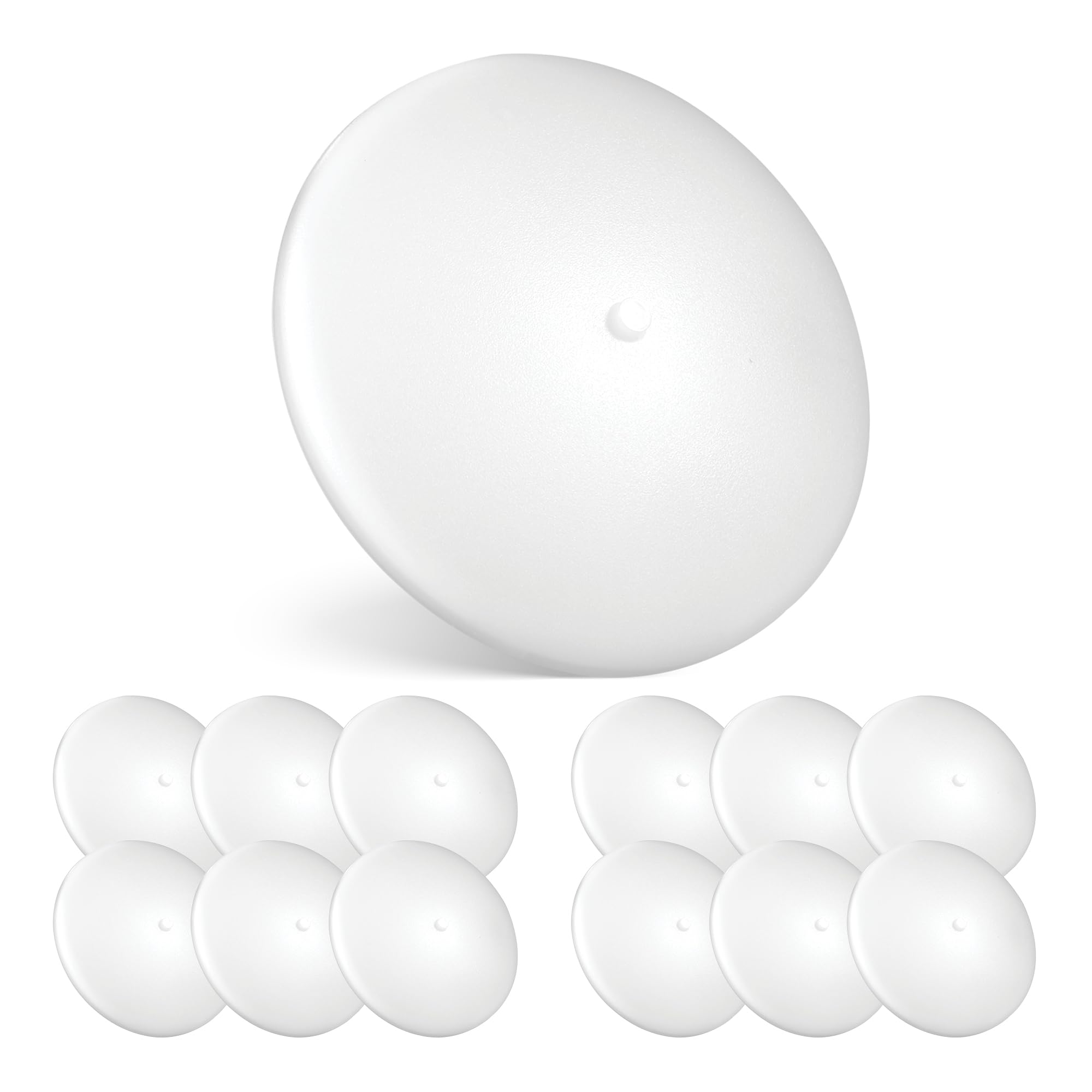 PARMIDA front view of 12-pack dome lights showing slim profile and neat finish, ideal for space-saving