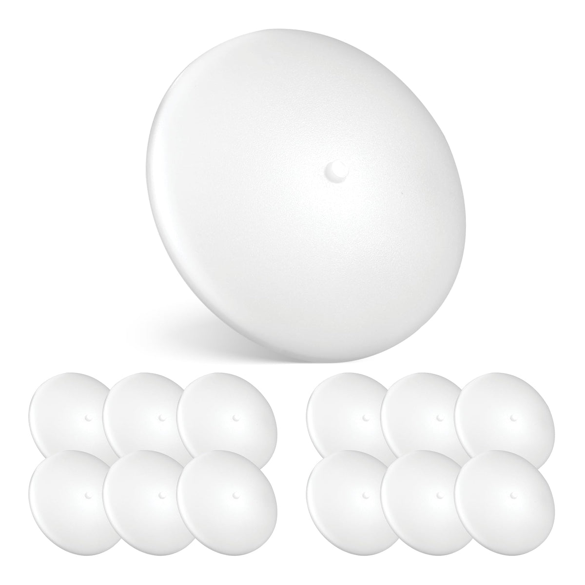 PARMIDA front view of 12-pack dome lights showing slim profile and neat finish, ideal for space-saving