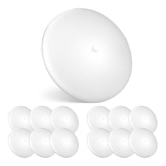 PARMIDA front view of 12-pack dome lights showing slim profile and neat finish, ideal for space-saving