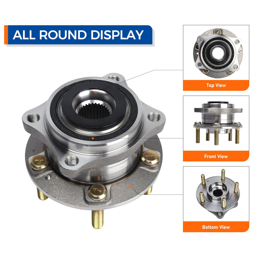 PAROD 513266 side profile of hub flange showing precise fit for proper wheel alignment