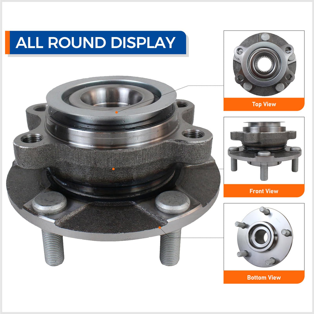 PAROD hub close-up of bearing surface for long-lasting rotation