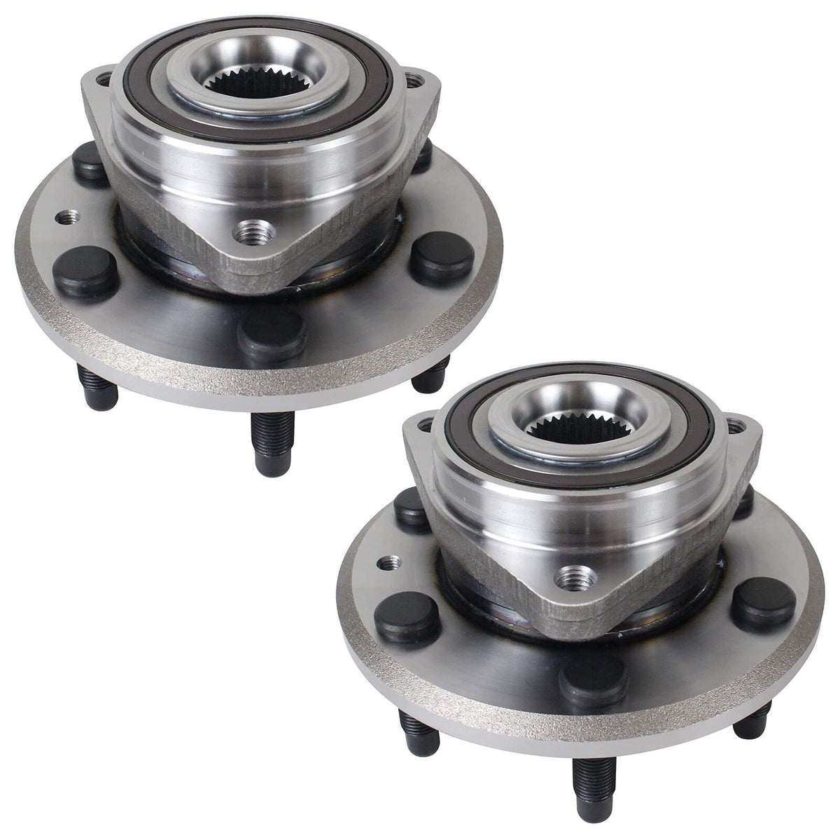 PAROD front hub assembly front view showing bolt pattern and fitment benefit