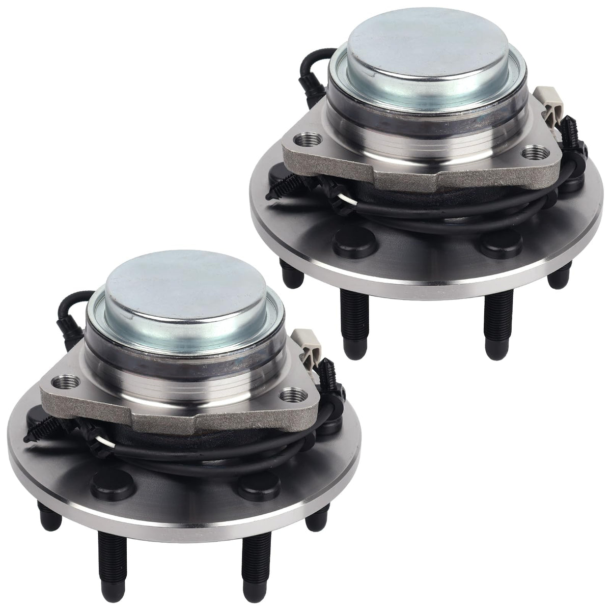 PAROD front hub assembly front view showing mounting flanges and clean finish for reliable fitment