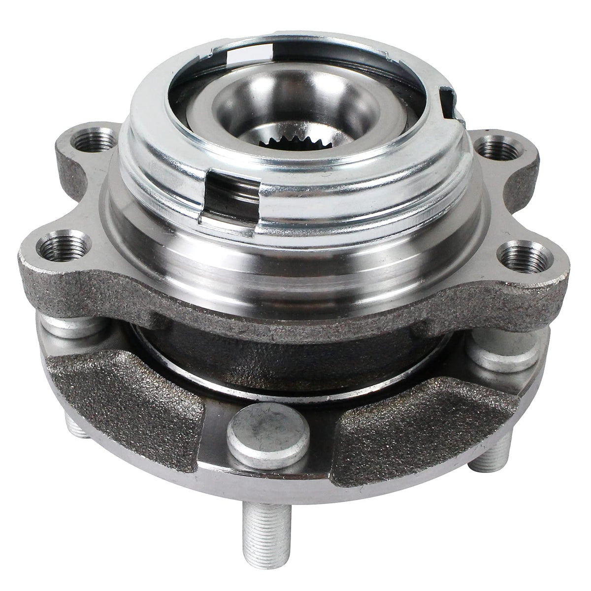 PAROD front hub assembly showing mounting face and studs for accurate fit
