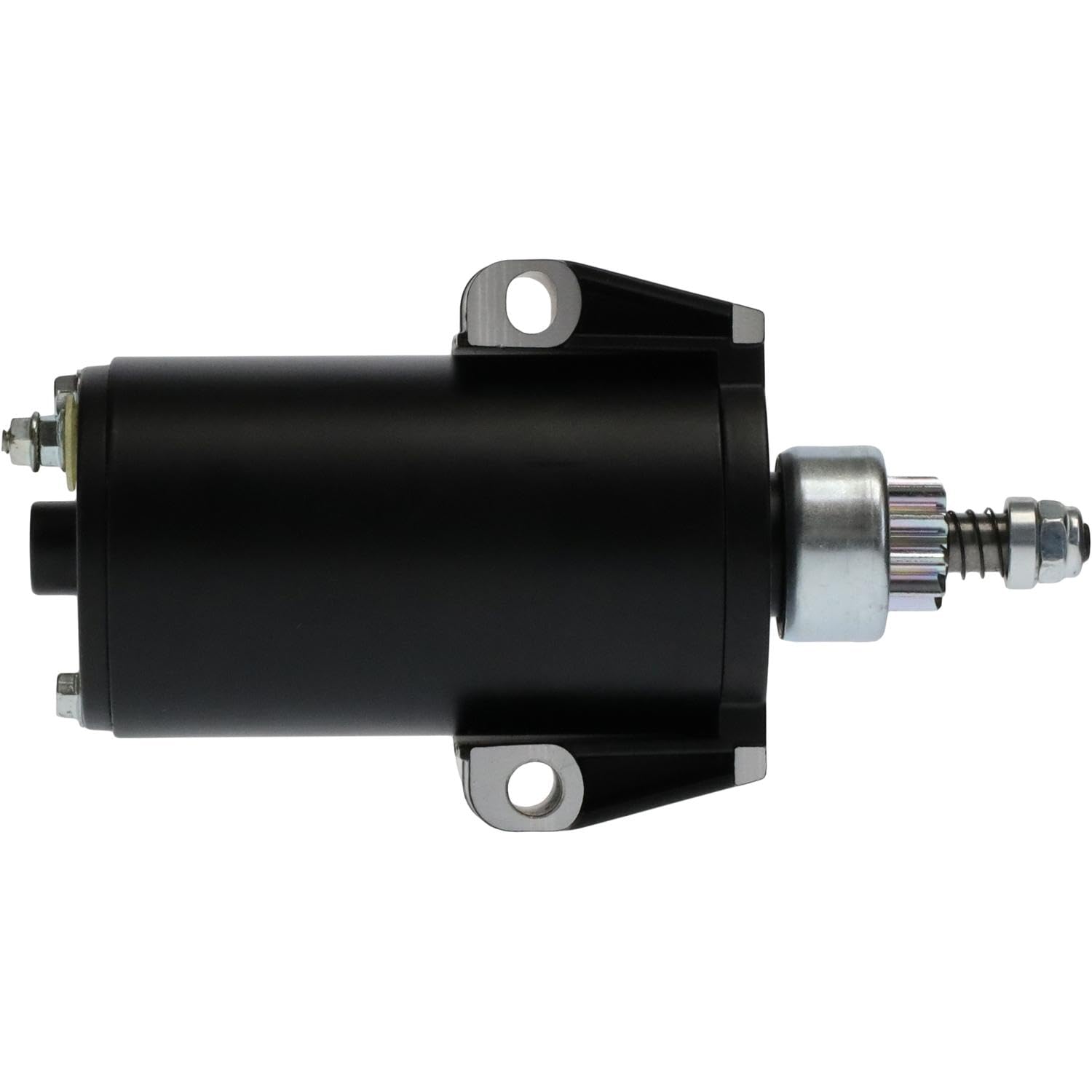 Parts Player starter side profile highlighting mounting points and shape