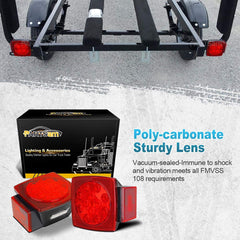 Partsam rear housing with gasket and screws for easy secure mounting