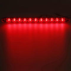 Partsam close-up of 11 LED array highlighting bright output