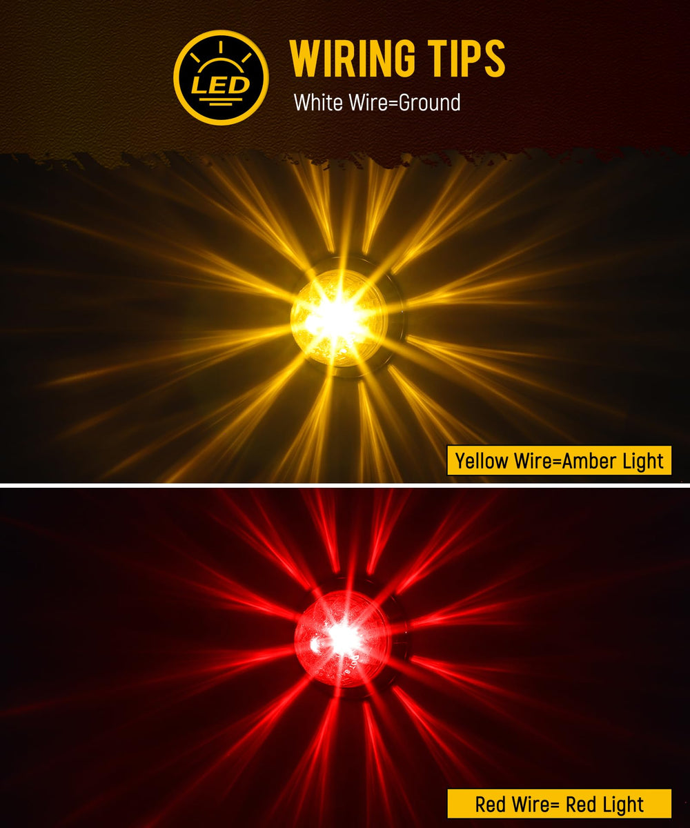 Partsam close-up of transparent lens displaying LED beads and bright transmission