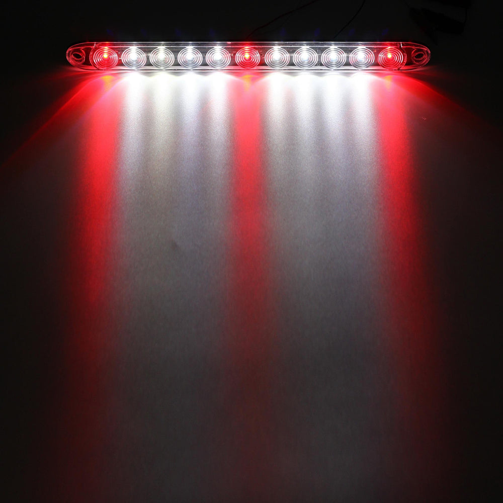 Partsam close-up of LED array highlighting bright white and red diode quality