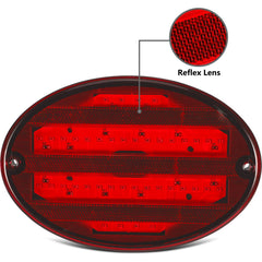 Partsam close-up of reflex lens and 40 LEDs for increased light output