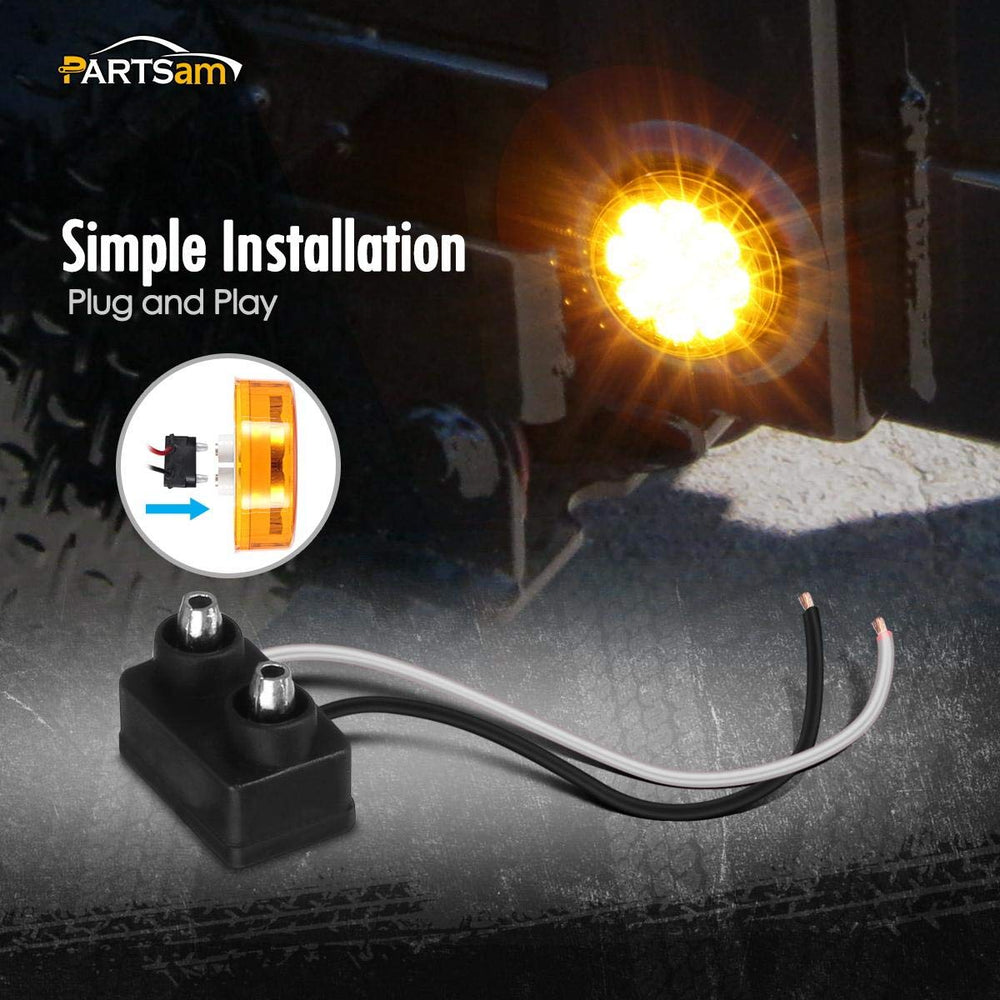 Partsam flush-mounted on a trailer bumper demonstrating low-profile fit