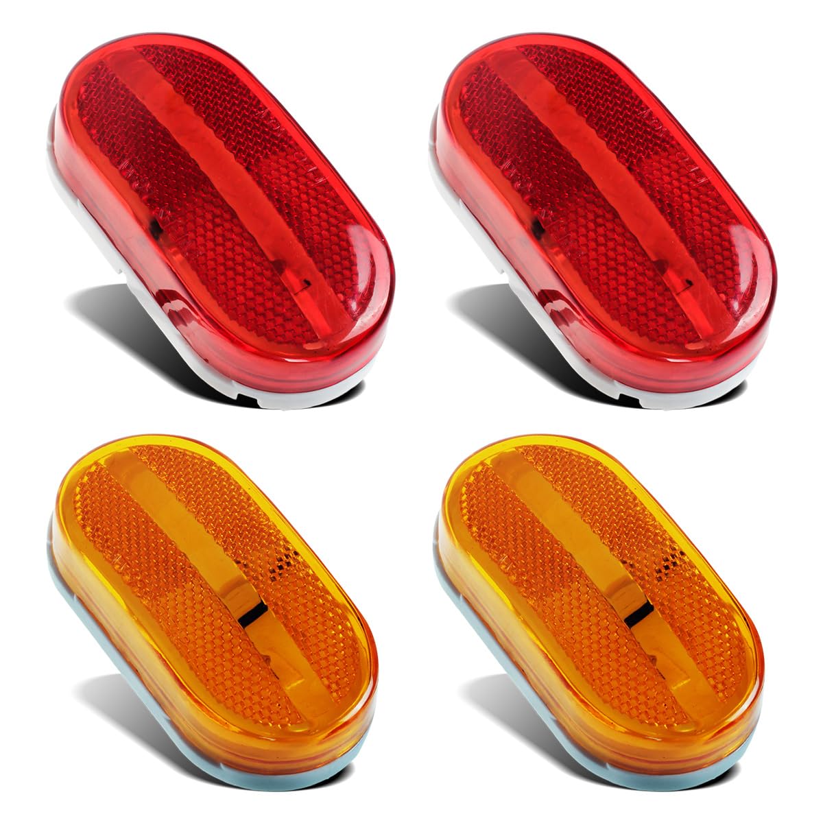 Partsam front profile of rectangular LED marker showing clean fit and bright output