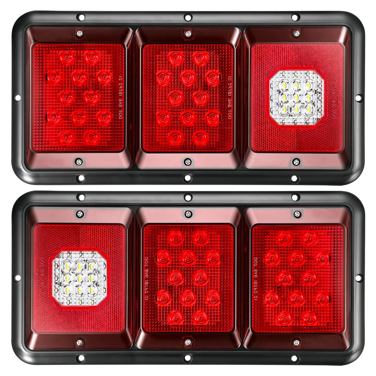 Partsam front view showing taillights for clear visual signaling benefit