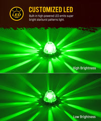 Partsam close-up glass lens texture highlighting sharper light lines