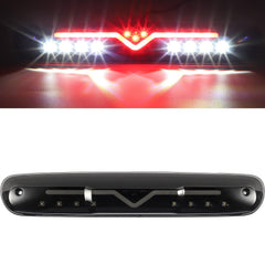 Partsam front view of high-mount LED brake light showing smoke lens and clean profile for sleek styling