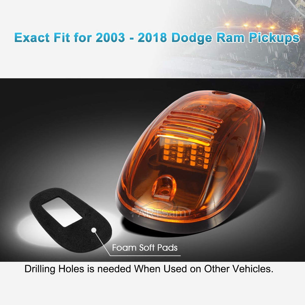 Partsam installed on Dodge Ram roof demonstrating fit and enhanced road presence