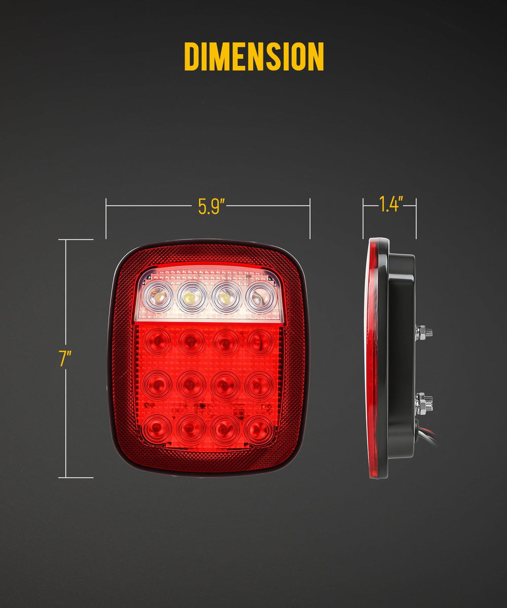 Partsam installed on trailer tail demonstrating improved rear visibility