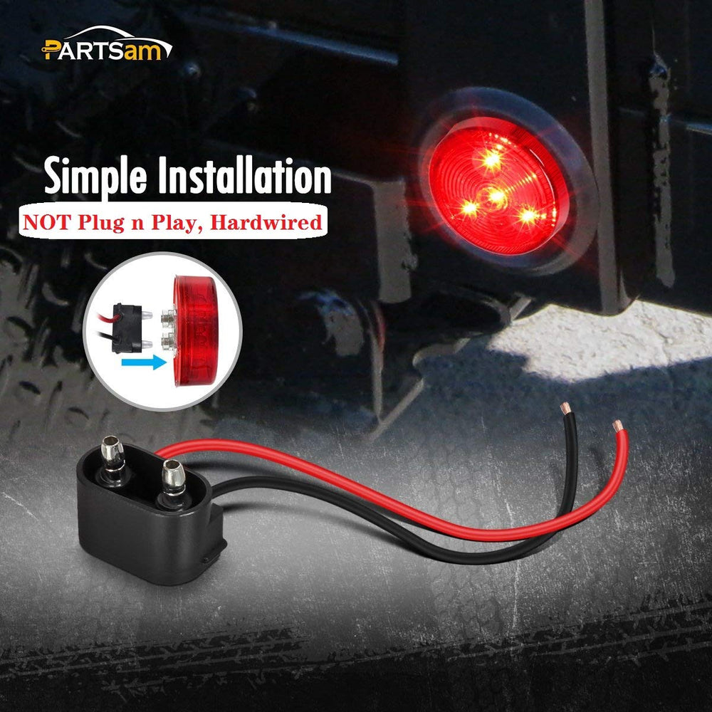 Partsam installed on trailer side demonstrating proper placement and road-ready visibility