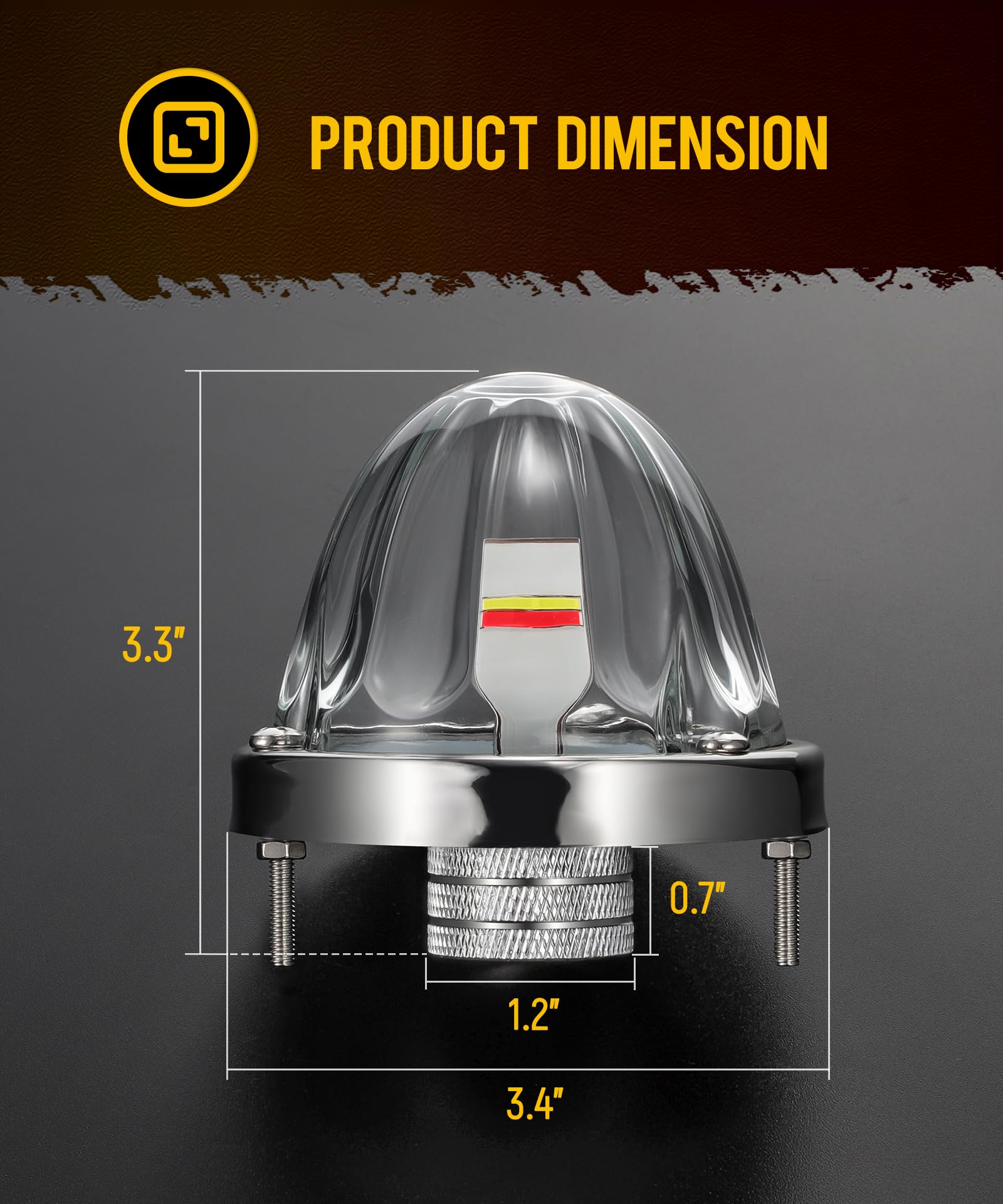 Partsam installed on truck rear demonstrating improved visibility and safer signaling